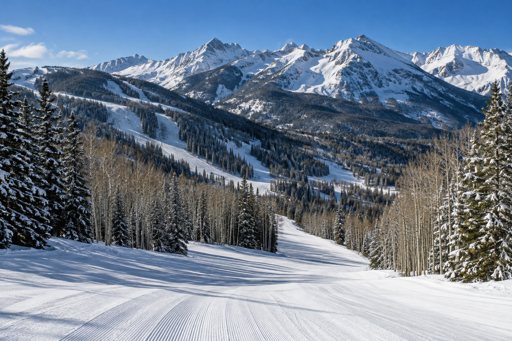 Pista de esquí en Colorado
